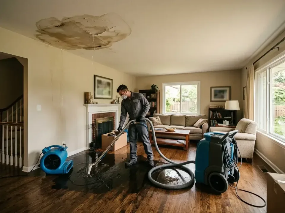 attic-pipe-burst-ceiling-drip-008 — frequently asked questions, Water Damage Restoration & Carpet Care in Cabot, AR